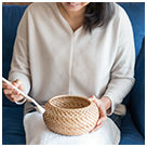 かごのホコリもおまかせ！刷毛は便利な掃除道具