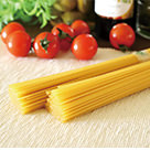 「ゆでる前に水に浸すと乾麺がモチモチ食感に